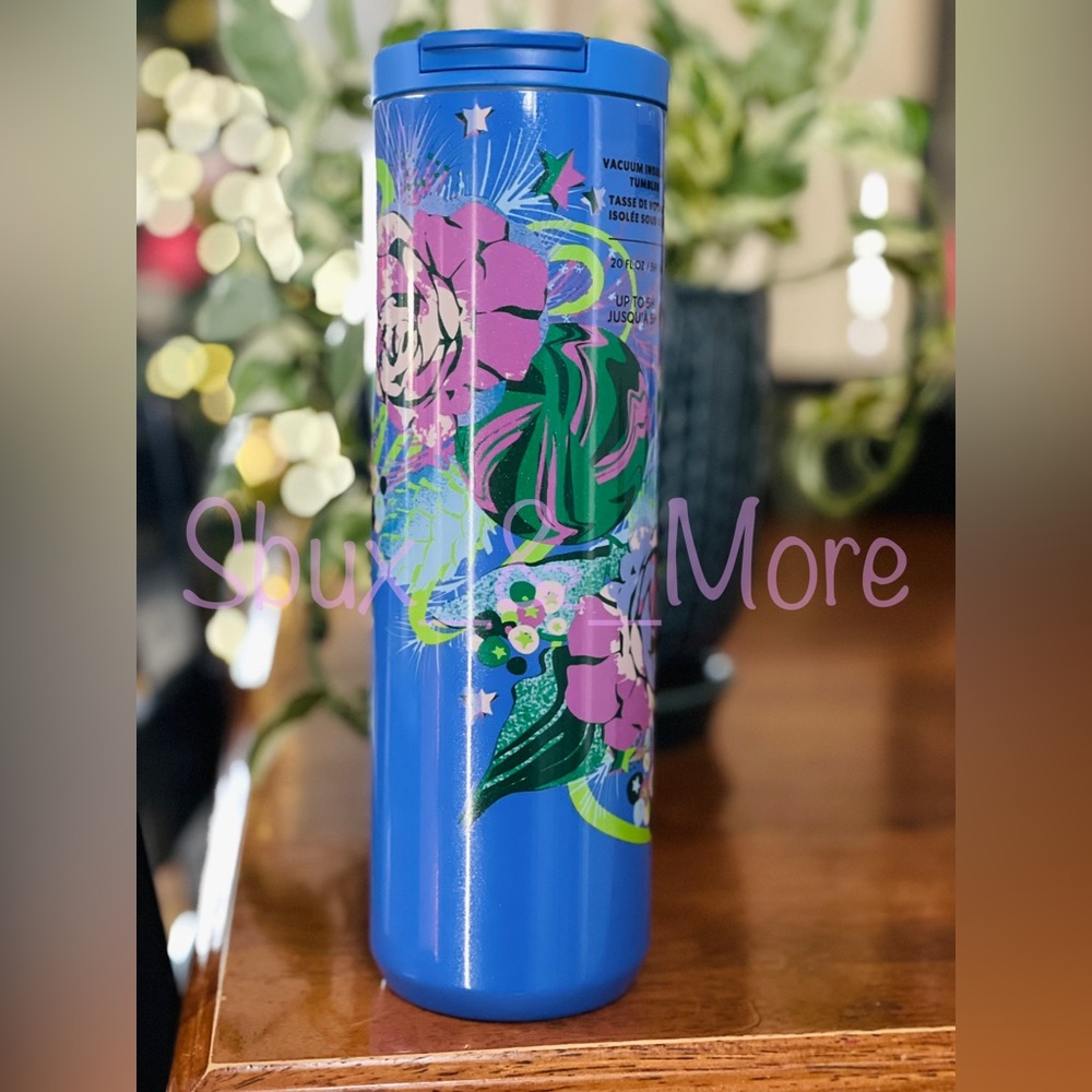 💜🌹💜 Starbucks 2023 Holiday Shimmer & Roses 20oz tumbler - Picture 2 of 7